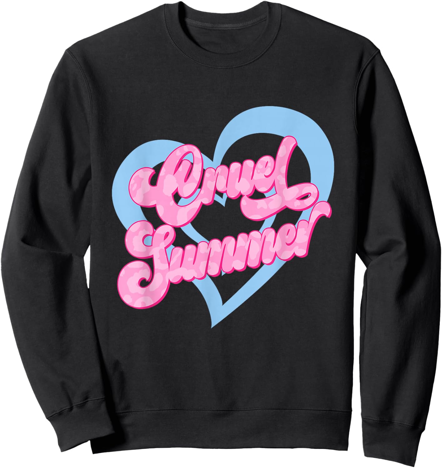 Cruel Vibes Summer, Cute Summer Hea Sweatshirt - Sweatshirt | Black
