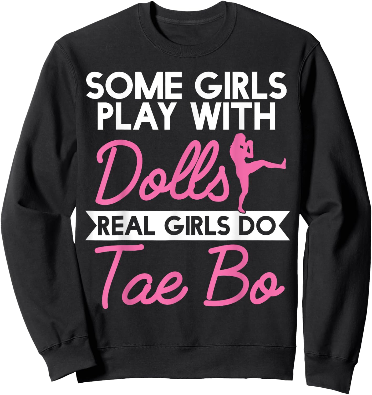 Tae Bo Martial Arts Fighting Competition Taebo Tae Boxing Sweatshirt - Sweatshirt | Black
