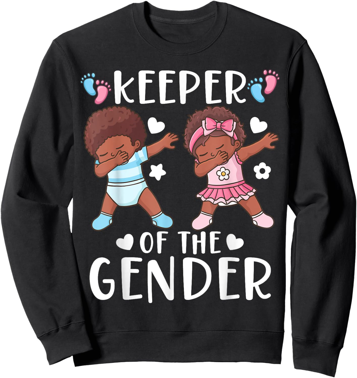 Gender Reveal Keeper of the Gender Sweatshirt - Sweatshirt | Black