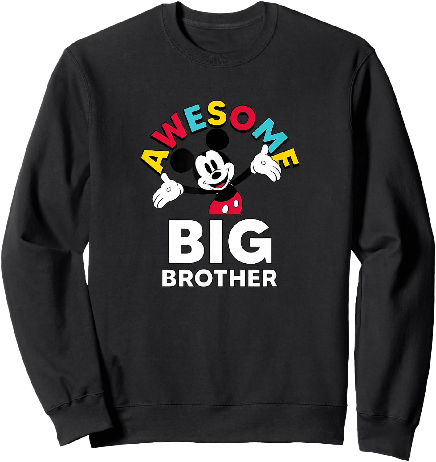 Disney - Mickey Awesome Big Brother Sweatshirt - Sweatshirt | Black