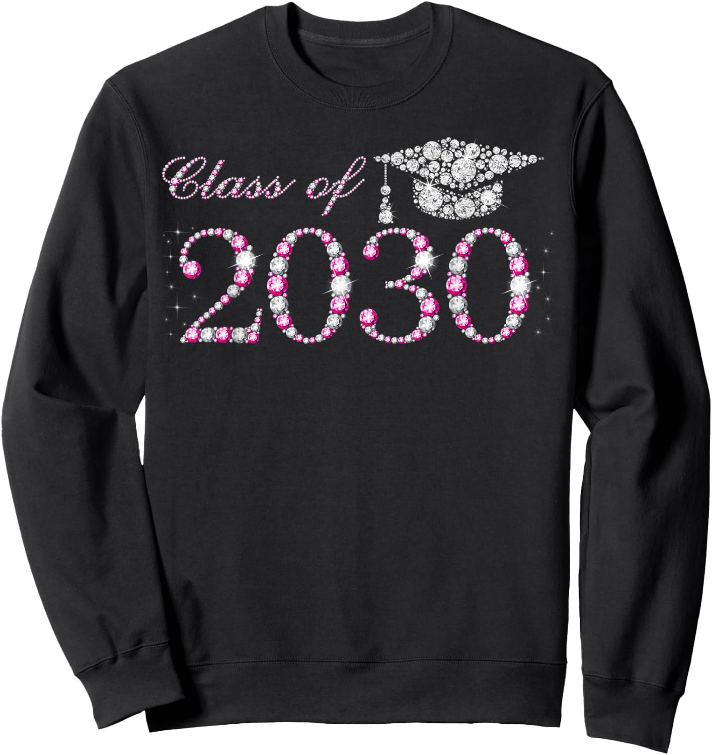 Class of 2030, Future Class of 2030, Future Graduation 2030 Sweatshirt - Sweatshirt | Black