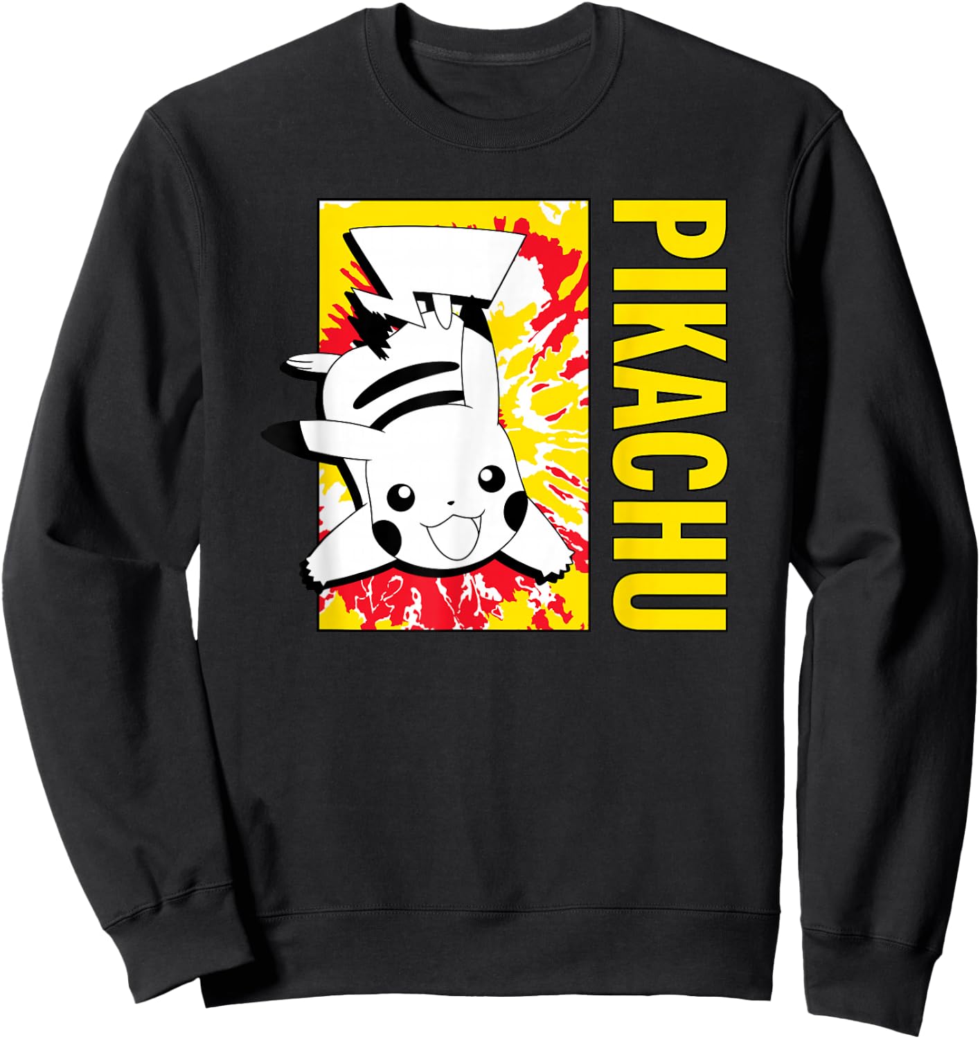 Pokémon - Tie Dye Pikachu Sweatshirt - Sweatshirt | Black