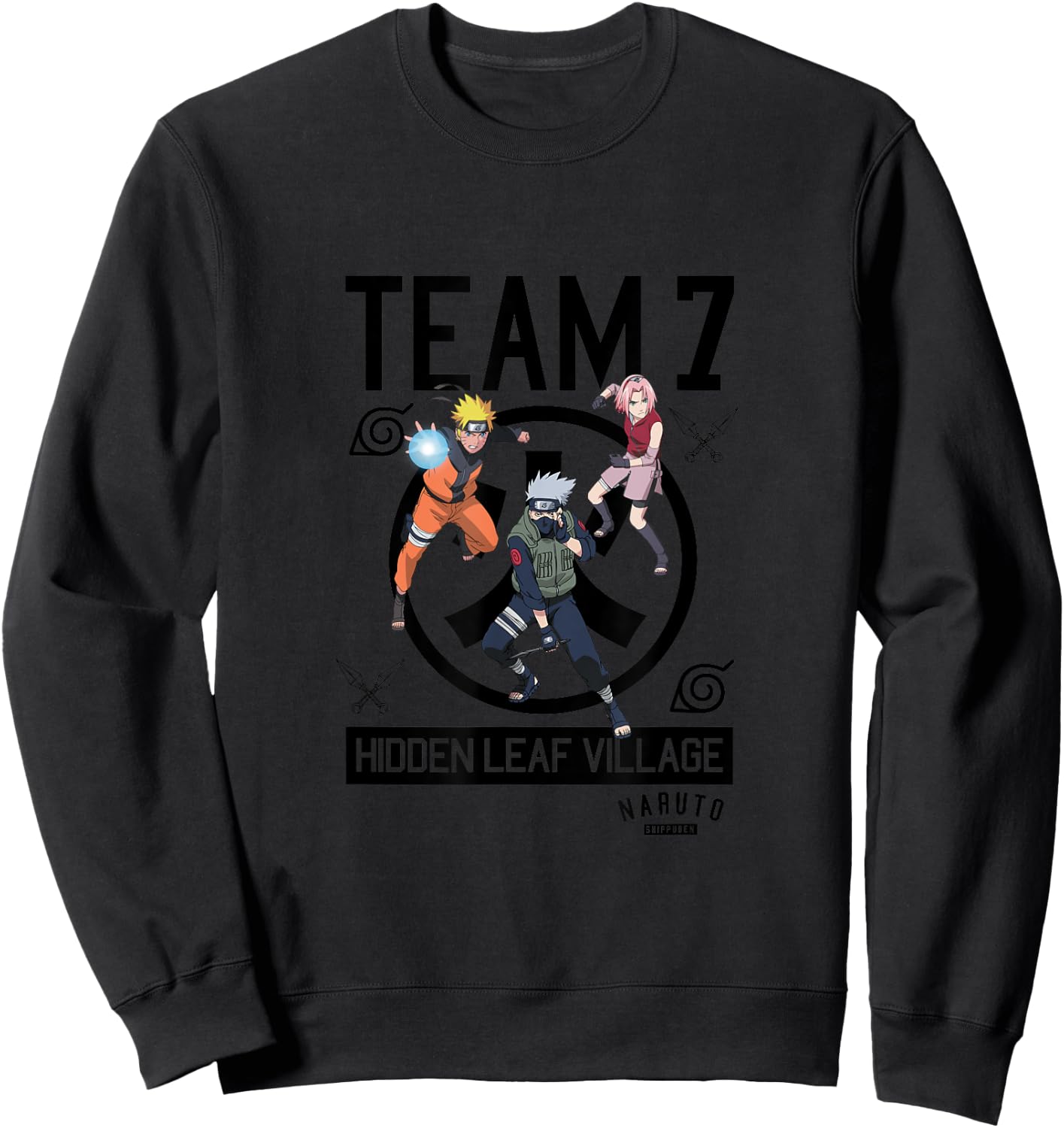 Naruto Team 7 Sweatshirt - Sweatshirt | Black