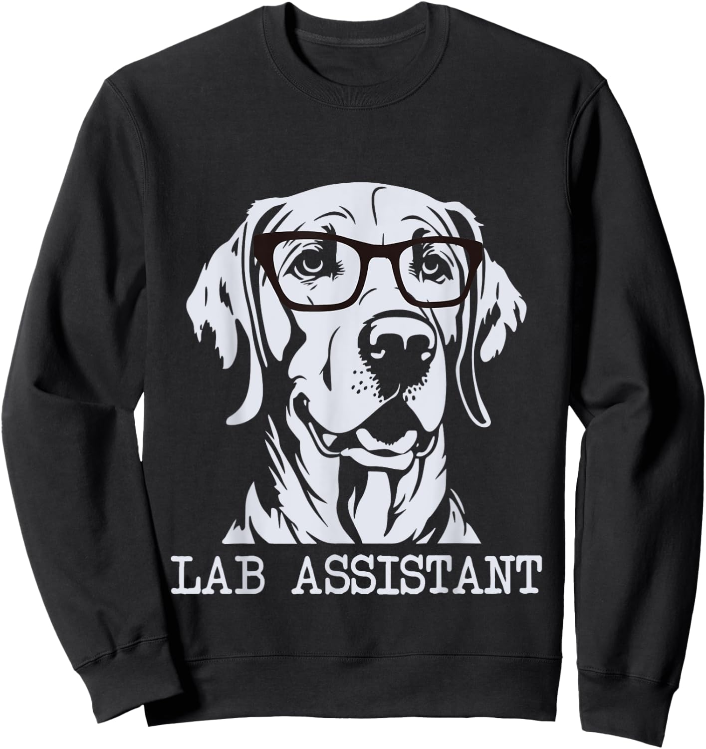 Funny Labrador Shirts - Labrador Retriever Dog Lover Puppy Breeder Sweatshirt - Sweatshirt | Black