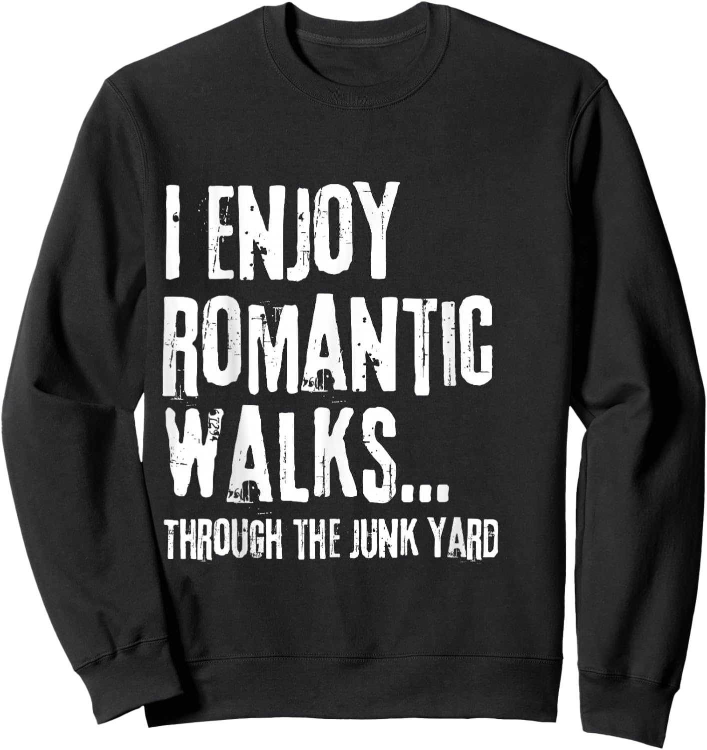 Funny Junking Vintage Junk Yard Retro Thrifting Sweatshirt - Sweatshirt | Black
