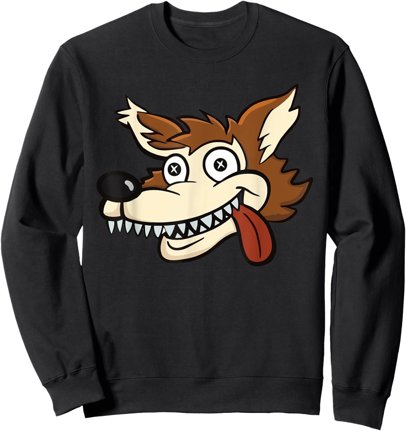 Alice Wolf Seven Of Heart Sweatshirt - Sweatshirt | Black