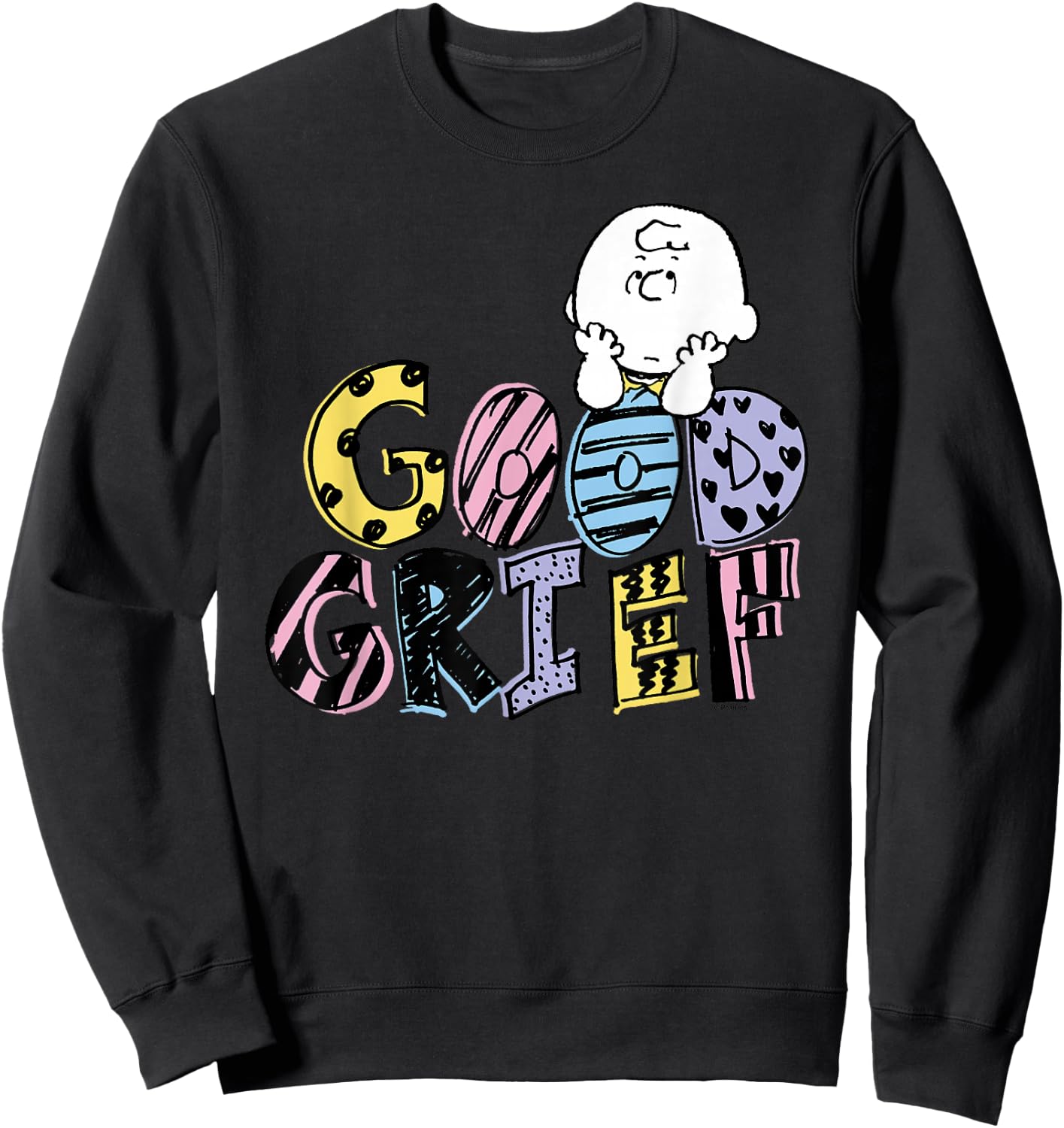 Peanuts - Good Grief Charlie Brown Sweatshirt - Sweatshirt | Black