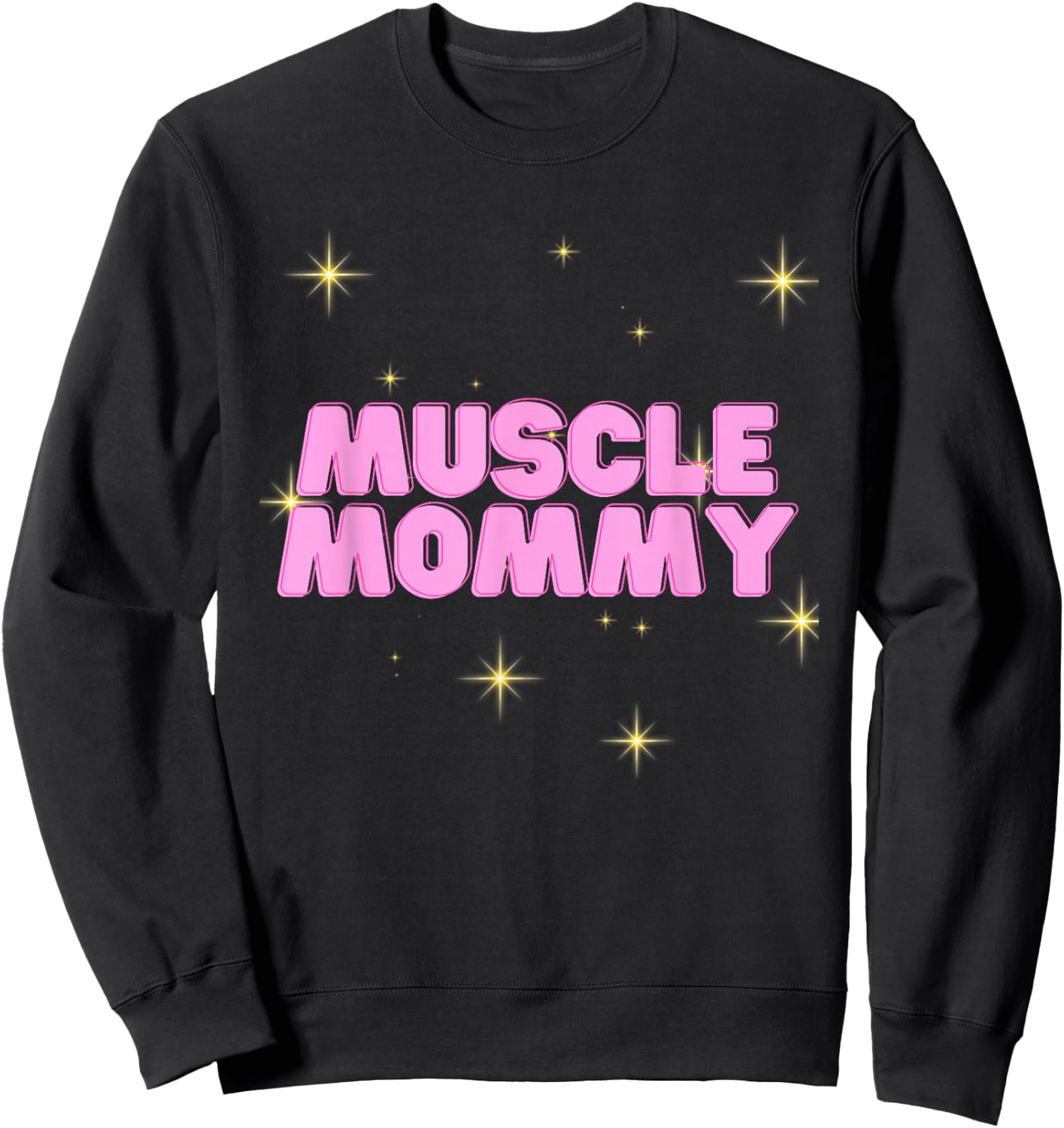 Gym Muscle Mommy Pump Cover Sweatshirt - Sweatshirt | Black