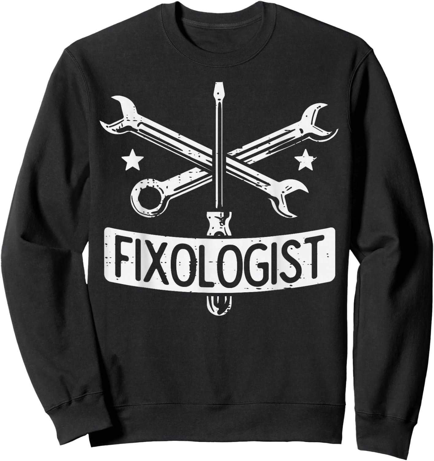 Fixologist Repair Car Technician Auto Mechanic Garage Men Sweatshirt - Sweatshirt | Black