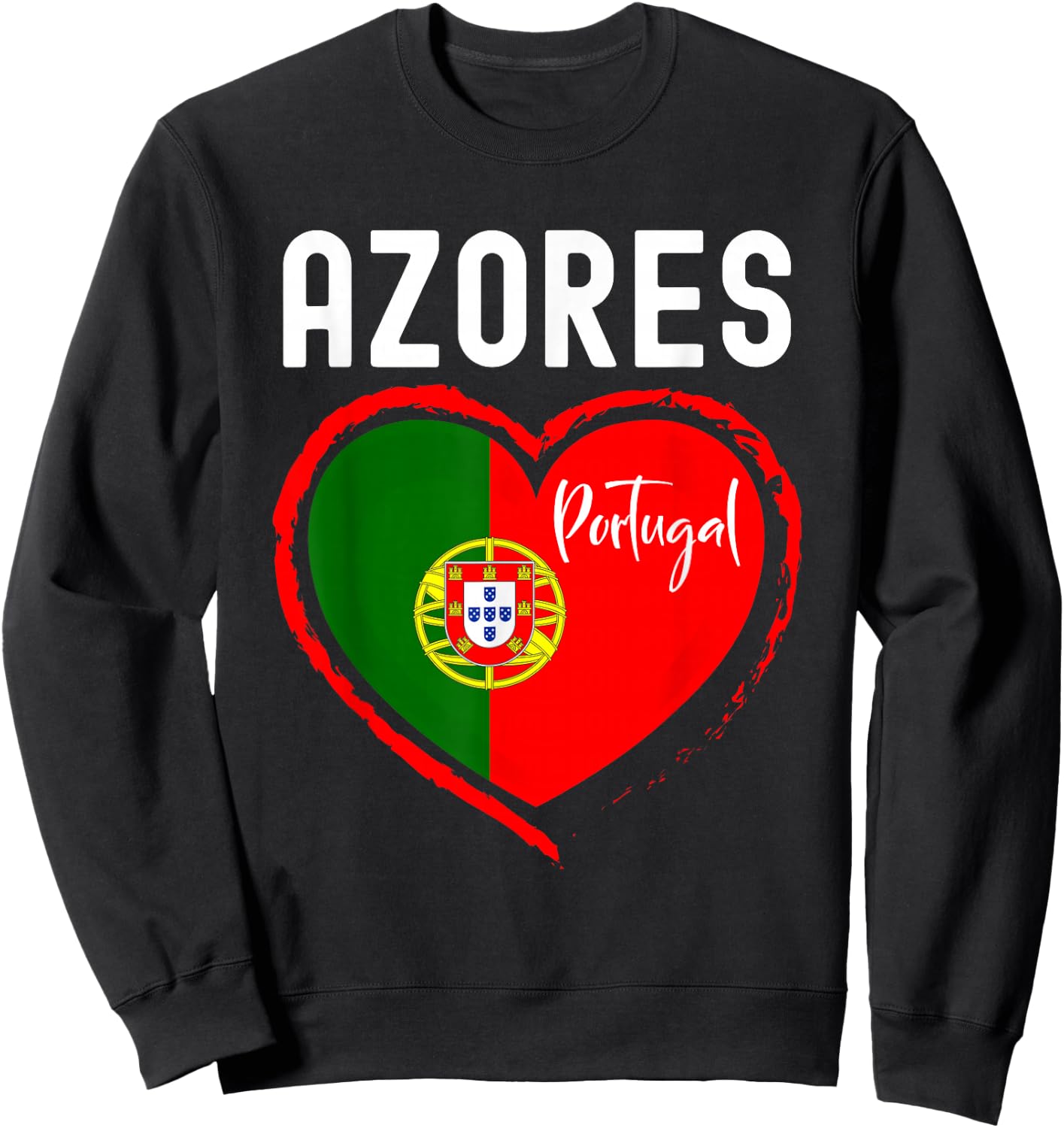 Azores Portuguese Flag Azores Sweatshirt - Sweatshirt | Black