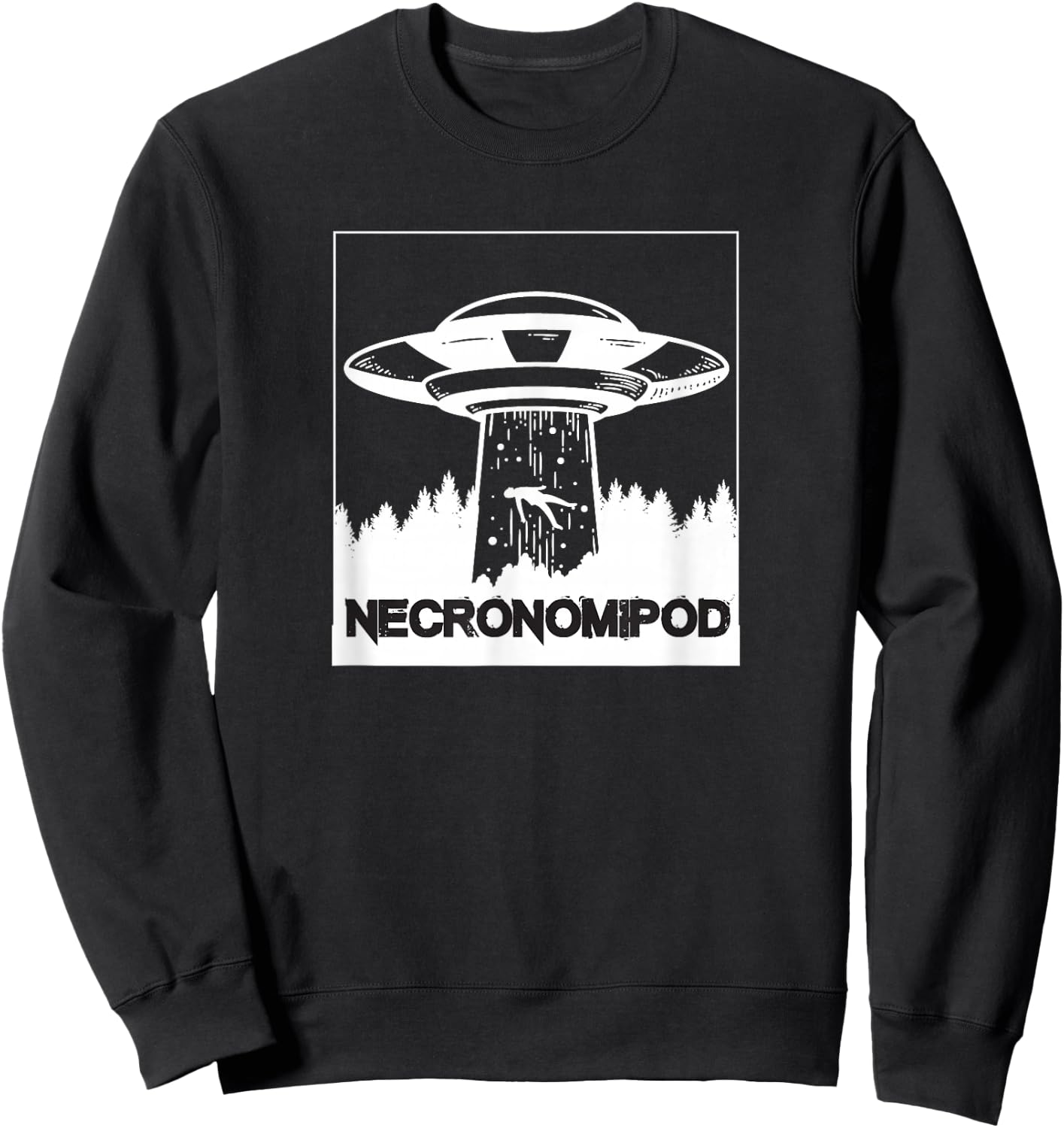 Necronomipod UFO Abduction Sweatshirt - Sweatshirt | Black