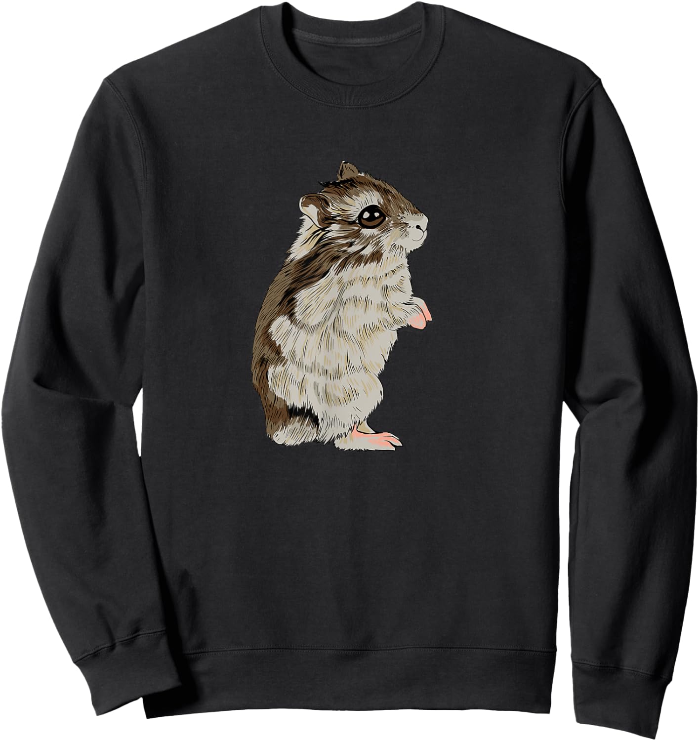 Dzungarian Dwarf Hamster Sweatshirt - Sweatshirt | Black