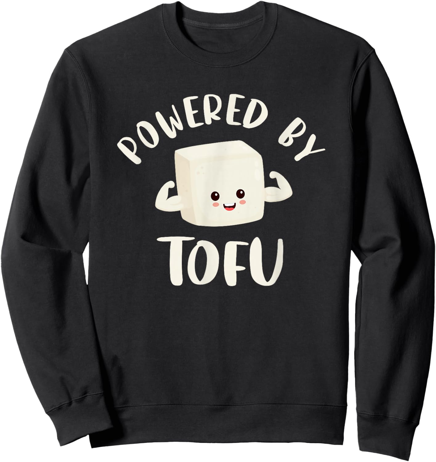 Powered By Tofu Sweatshirt - Sweatshirt | Black