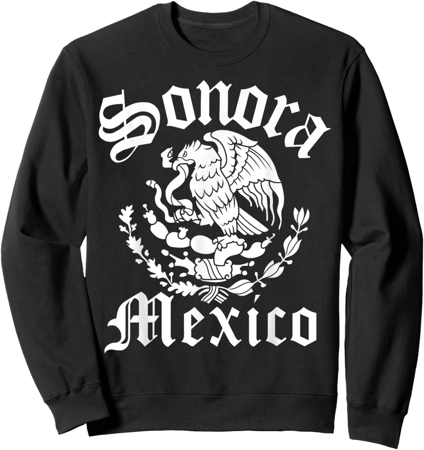 Sonora with Mexican Emblem Sonora Sweatshirt - Sweatshirt | Black