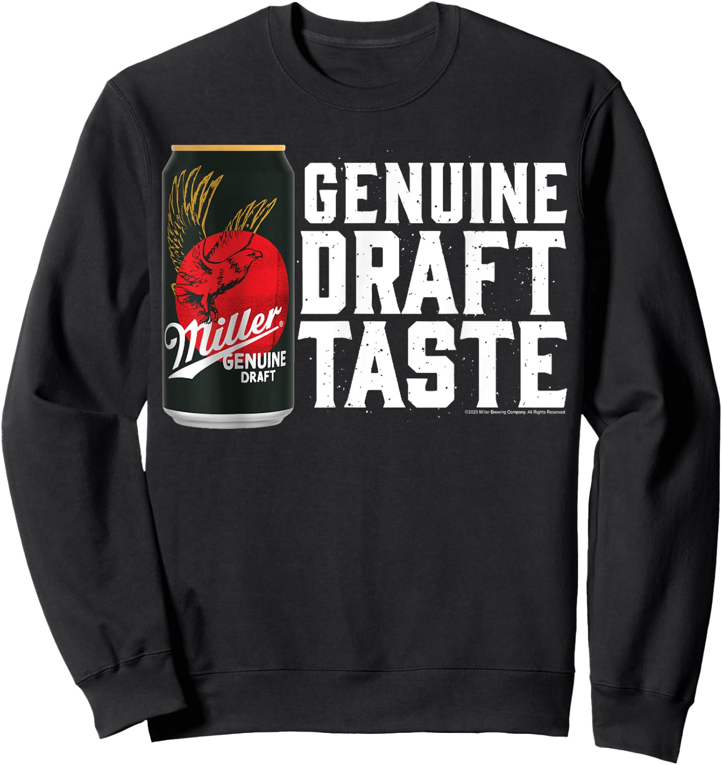 Miller Genuine Draft - Genuine Draft Taste Sweatshirt - Sweatshirt | Black