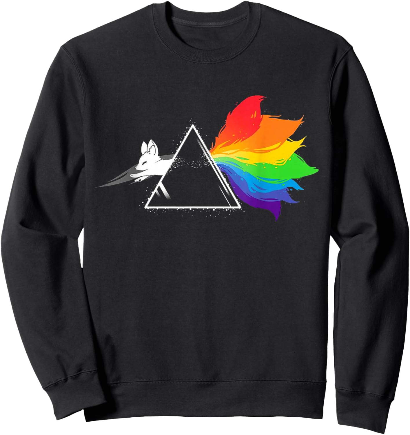 Dark Side of the Kitsune Sweatshirt - Sweatshirt | Black
