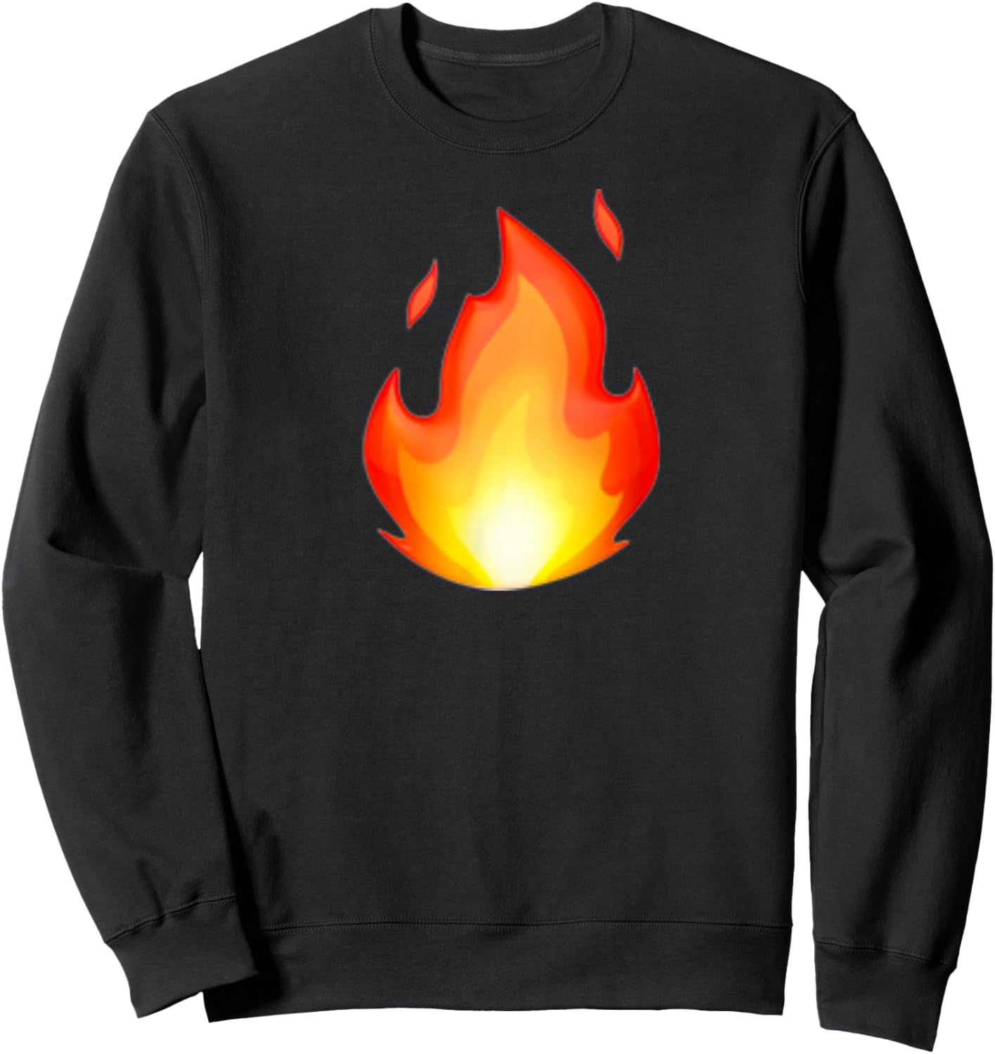 Fire T's & Fire Designed Clothing Of Hot Fire Sweatshirt - Sweatshirt | Black