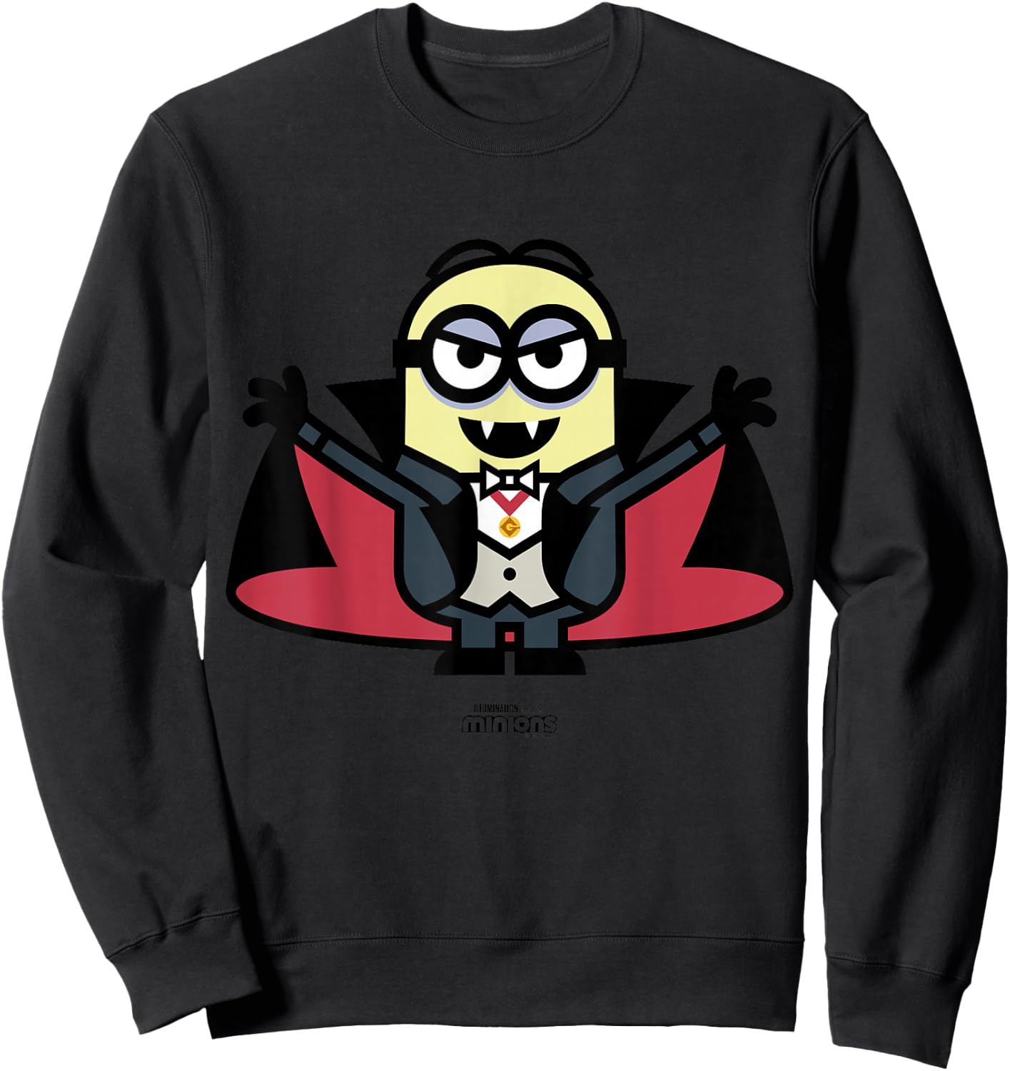 Minions Monsters Dave'acula Halloween Sweatshirt - Sweatshirt | Black