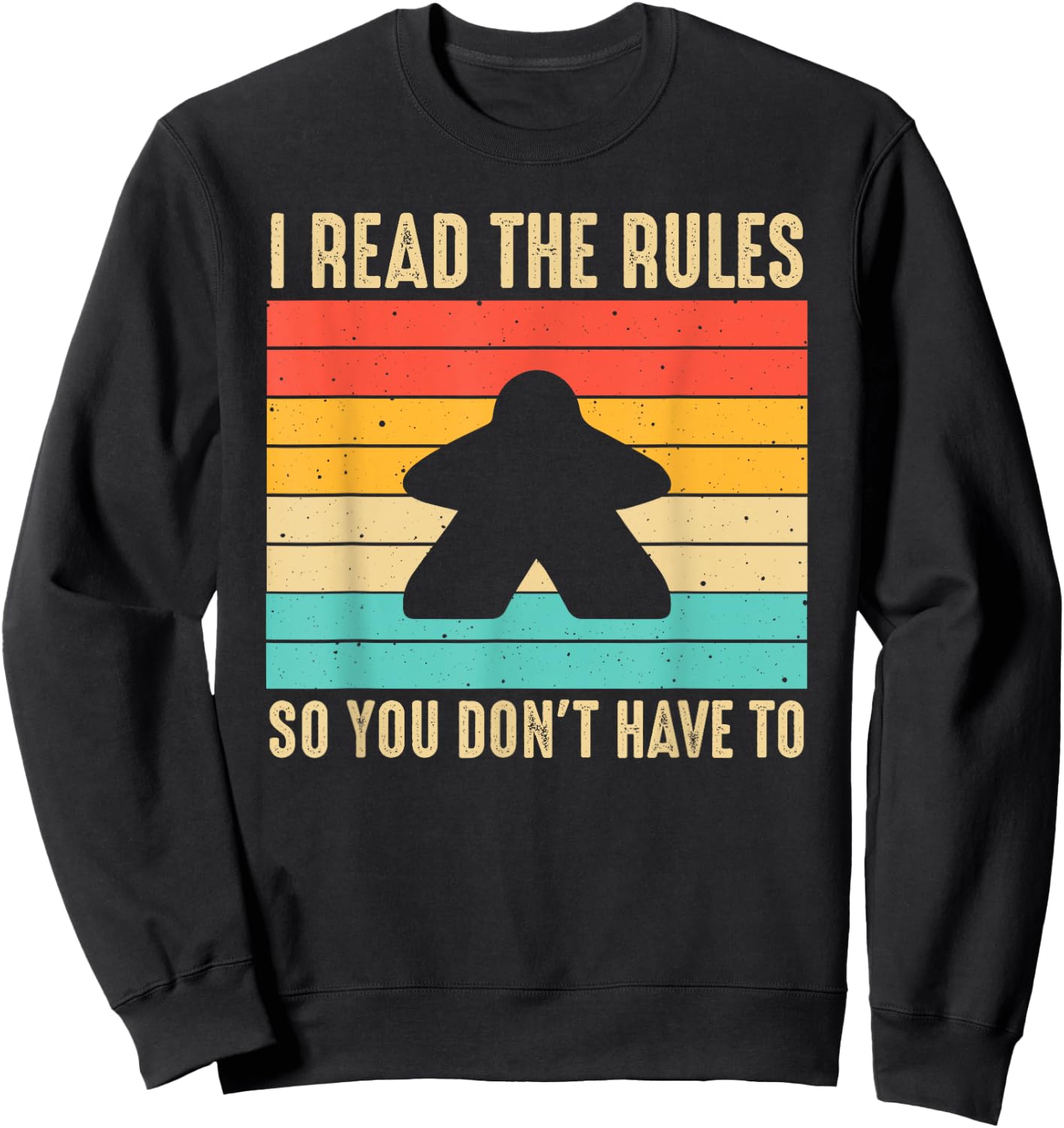 Funny Board Games Art Women Tabletop Board Games Sweatshirt - Sweatshirt | Black