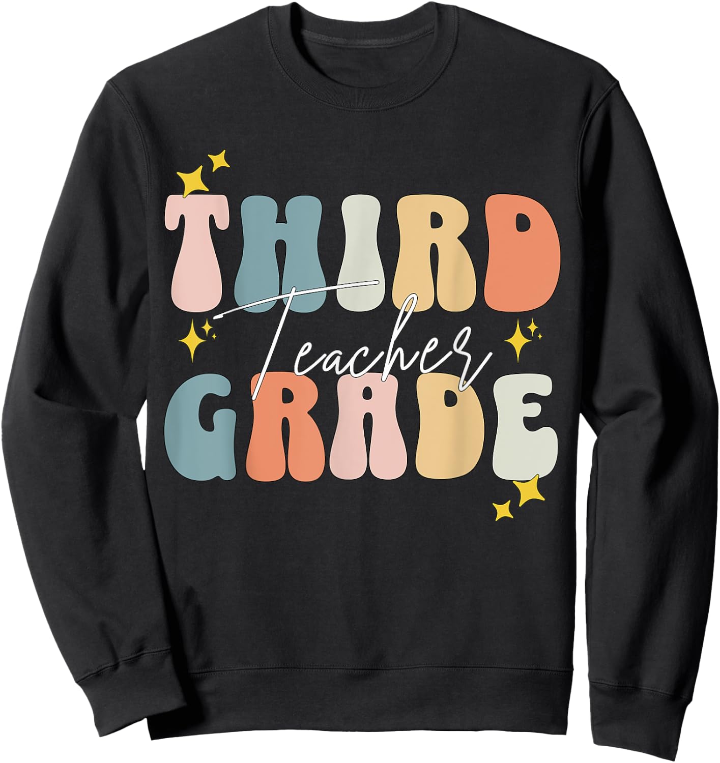 Third Grade Teacher 3rd Grade back to school Sweatshirt - Sweatshirt | Black