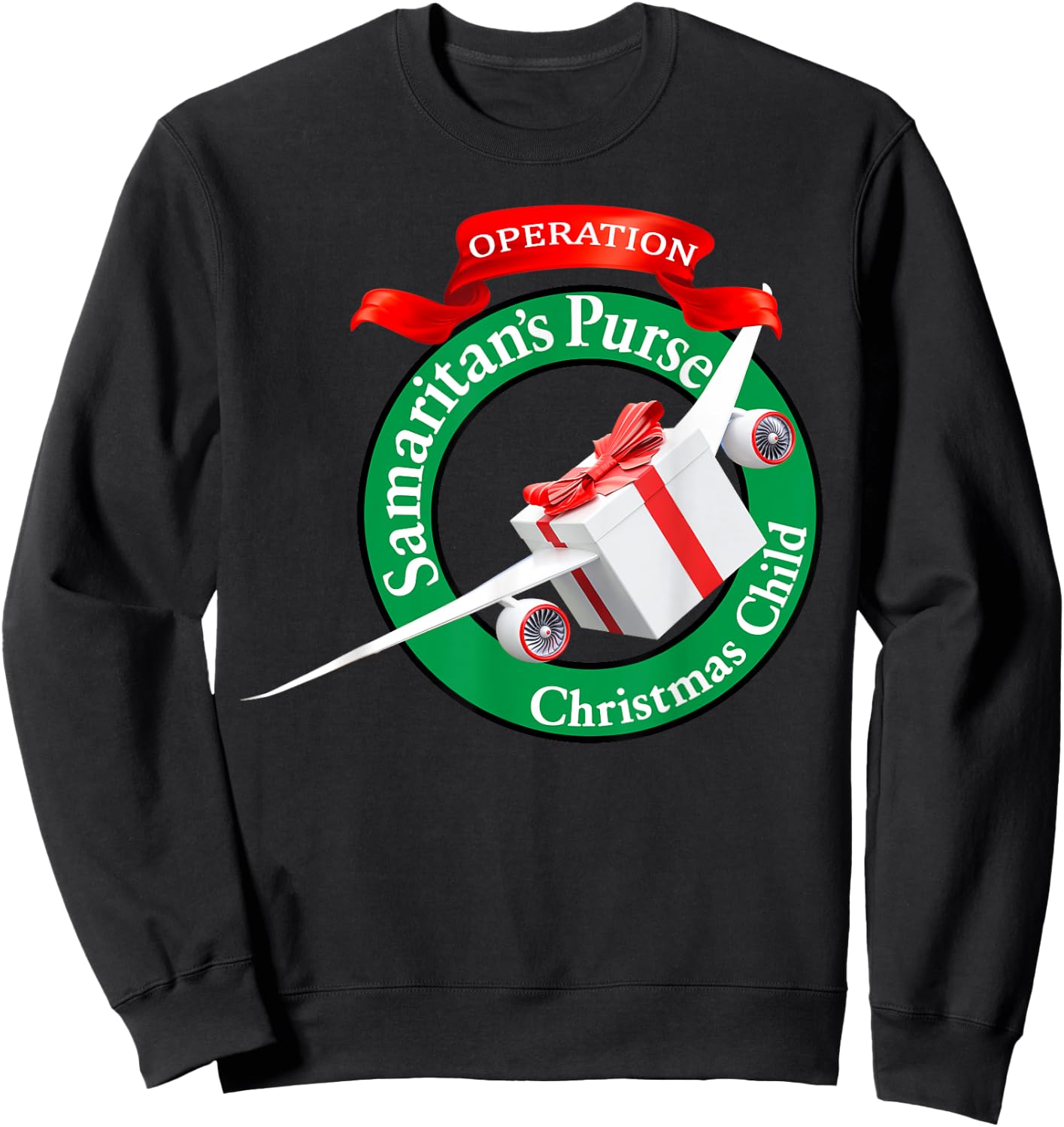 Samaritan's Purse Operation Christmas Child funny Sweatshirt - Sweatshirt | Black