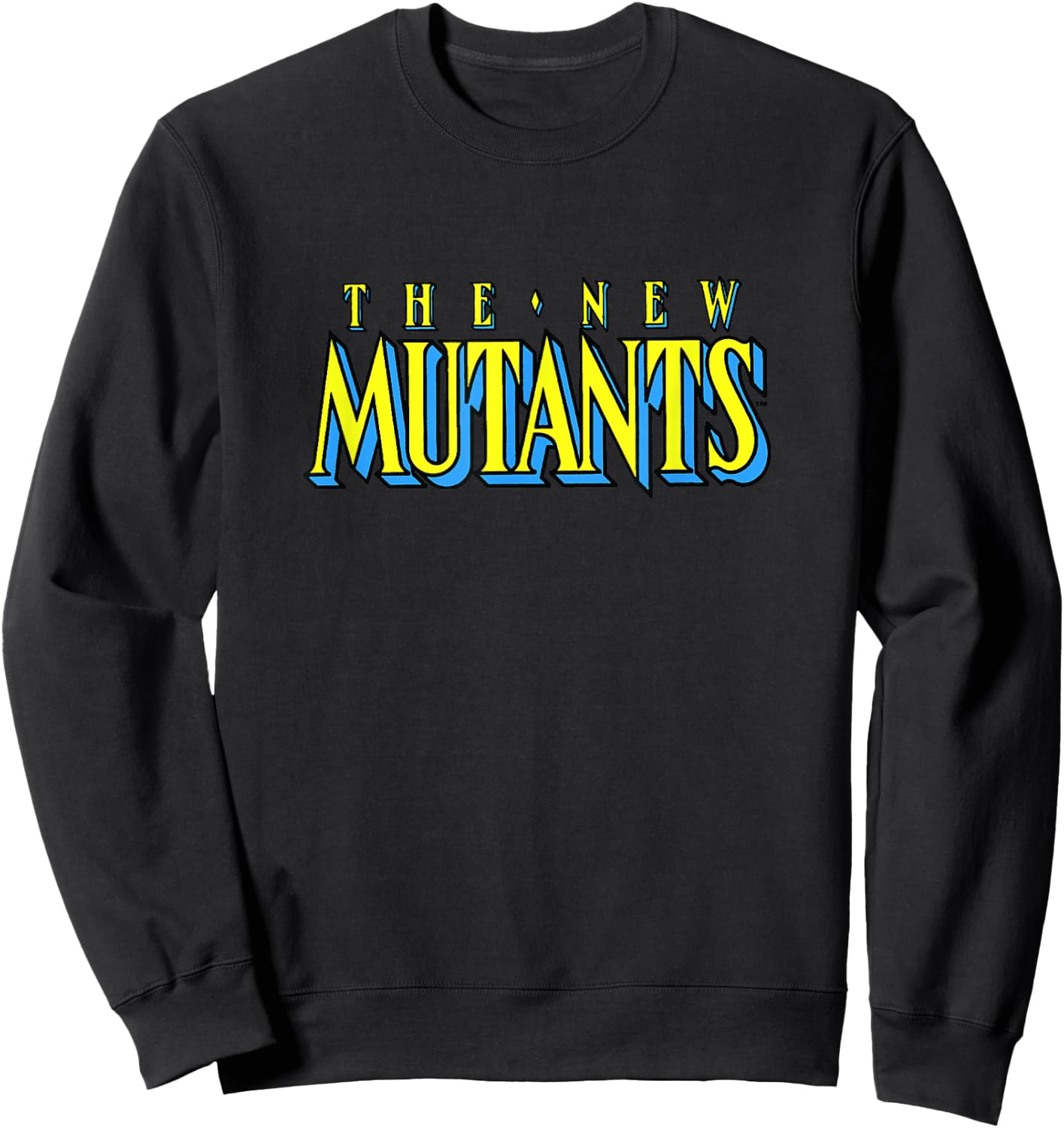 Marvel X-Men The New Mutants Vintage Comic Book Logo Sweatshirt - Sweatshirt | Black