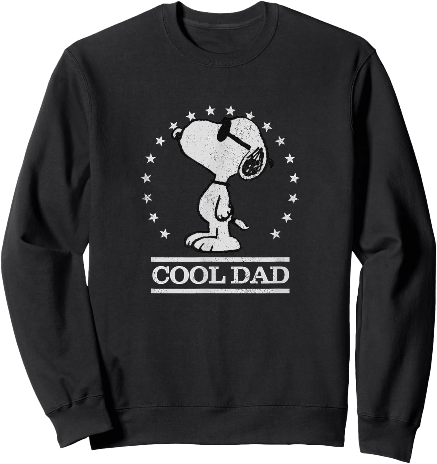 Peanuts - Snoopy Cool Dad Sweatshirt - Sweatshirt | Black