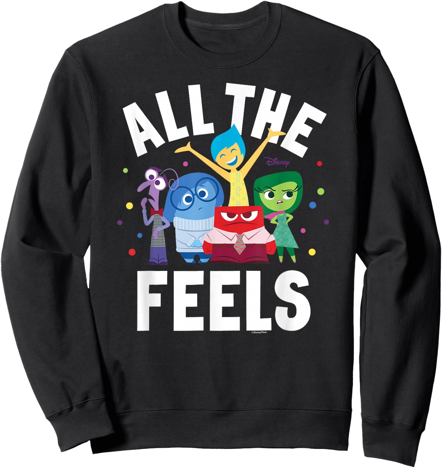 Inside Out - All The Feels Sweatshirt - Sweatshirt | Black
