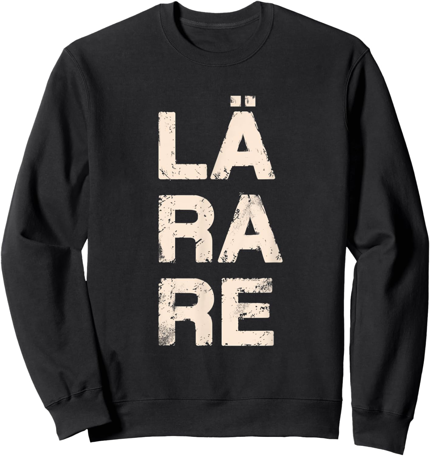Teacher Written in Swedish Language Sweatshirt - Sweatshirt | Black