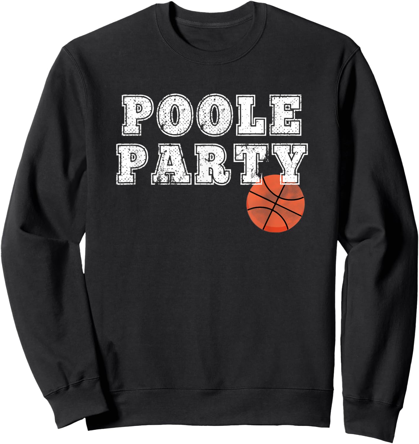 Poole Party Basketball Sweatshirt - Sweatshirt | Black