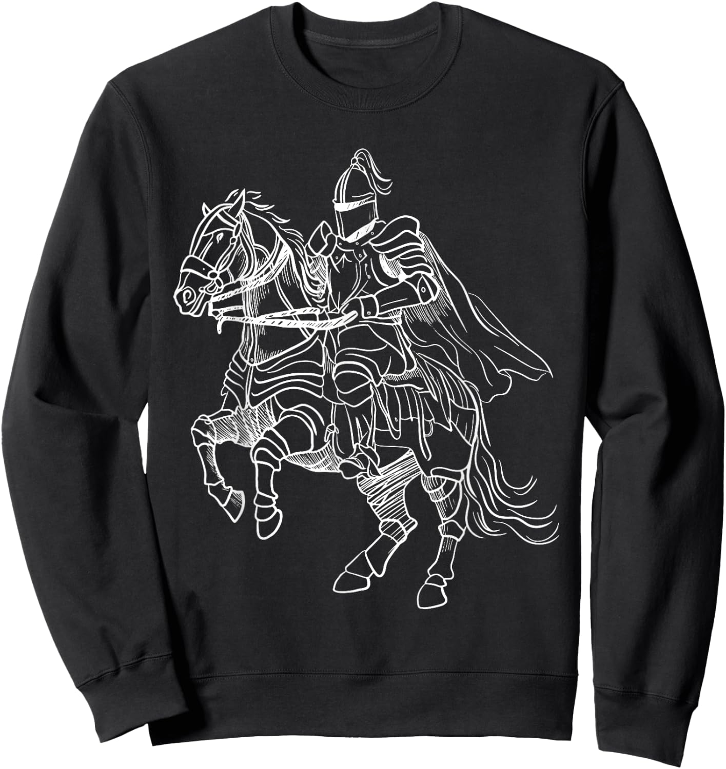 Renaissance Festival Joust Medieval Jousting Sweatshirt - Sweatshirt | Black
