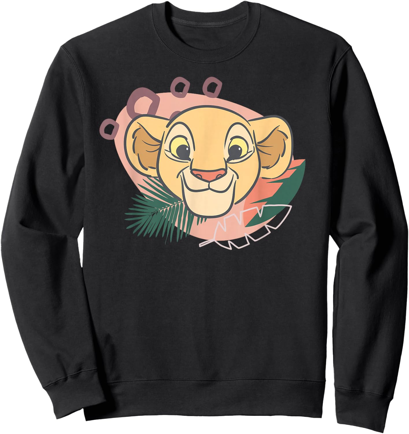 Disney The Lion King Young Nala Pastel Jungle Sweatshirt - Sweatshirt | Black