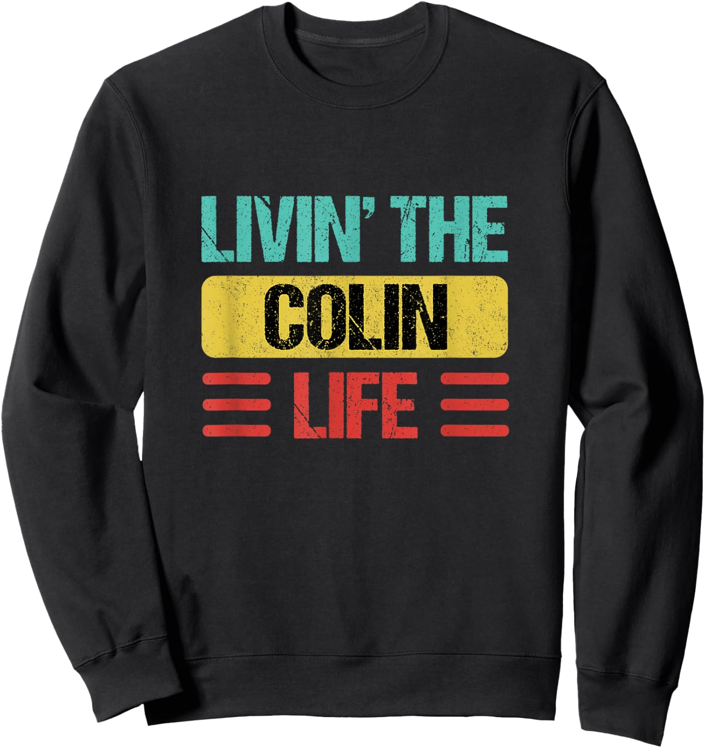 Colin Name Sweatshirt - Sweatshirt | Black