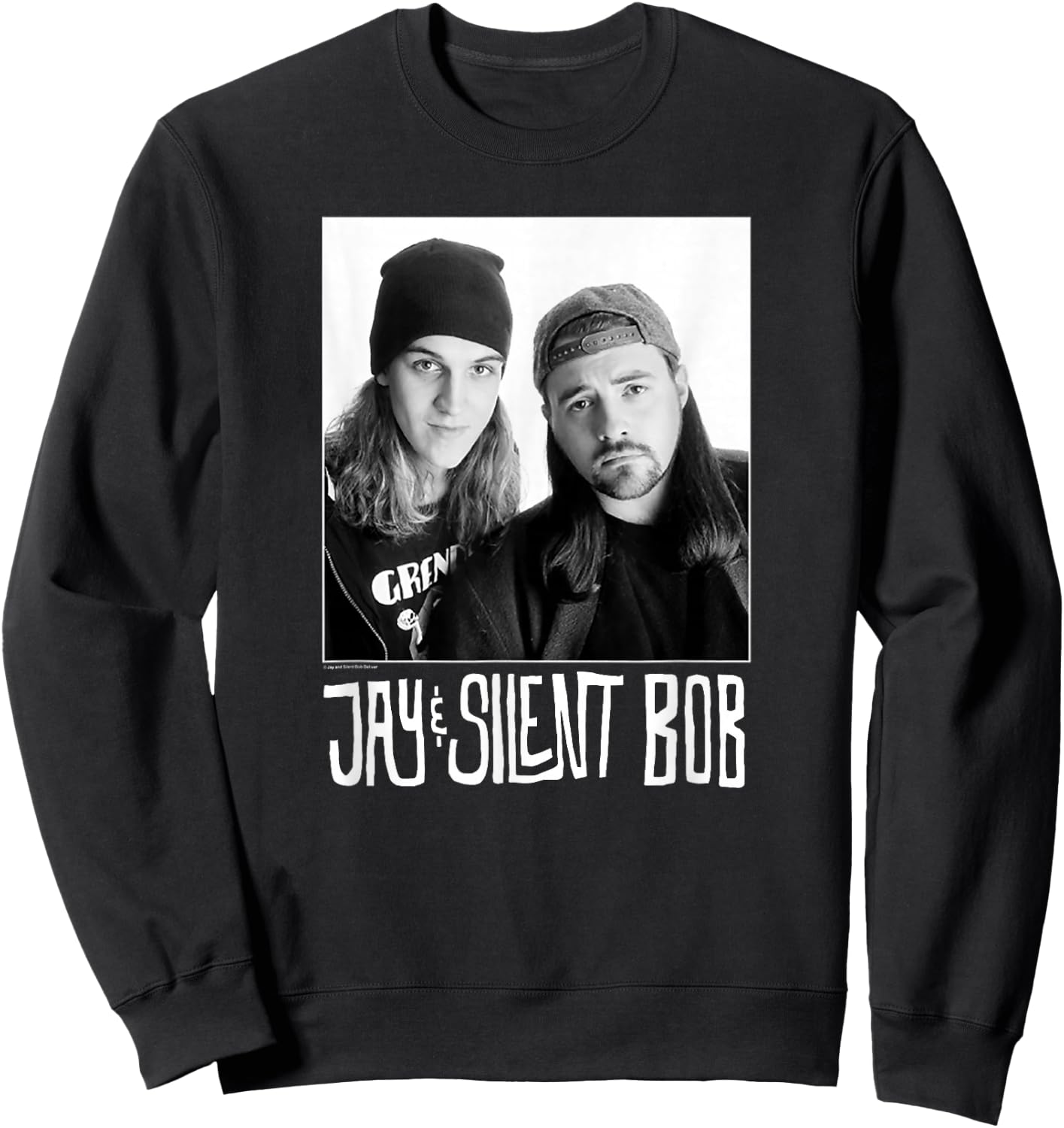 Jay and Silent Bob Photograph Sweatshirt - Sweatshirt | Black