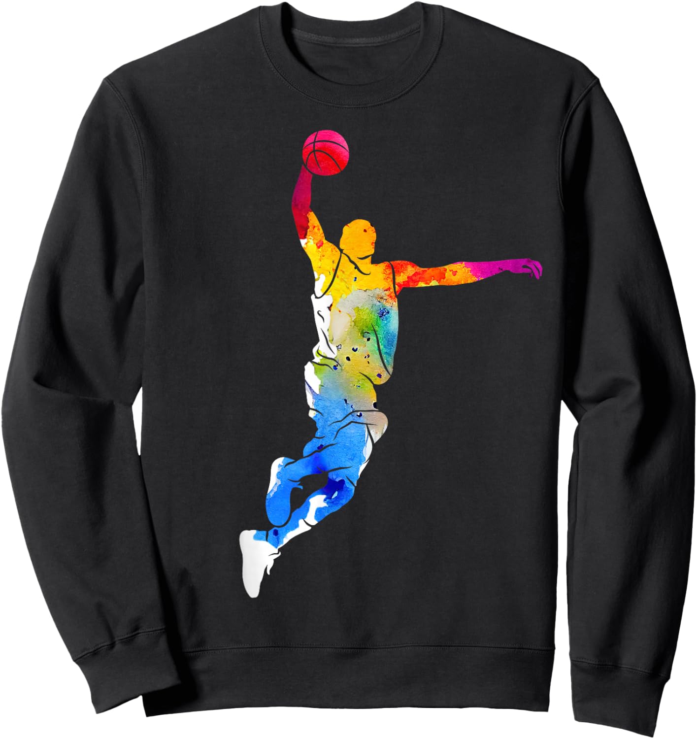 Basketball Player Basketball Sweatshirt - Sweatshirt | Black