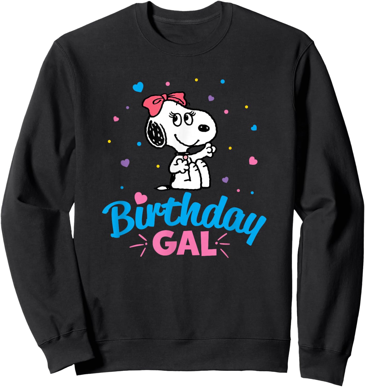 Peanuts Belle Birthday Gal Sweatshirt - Sweatshirt | Black