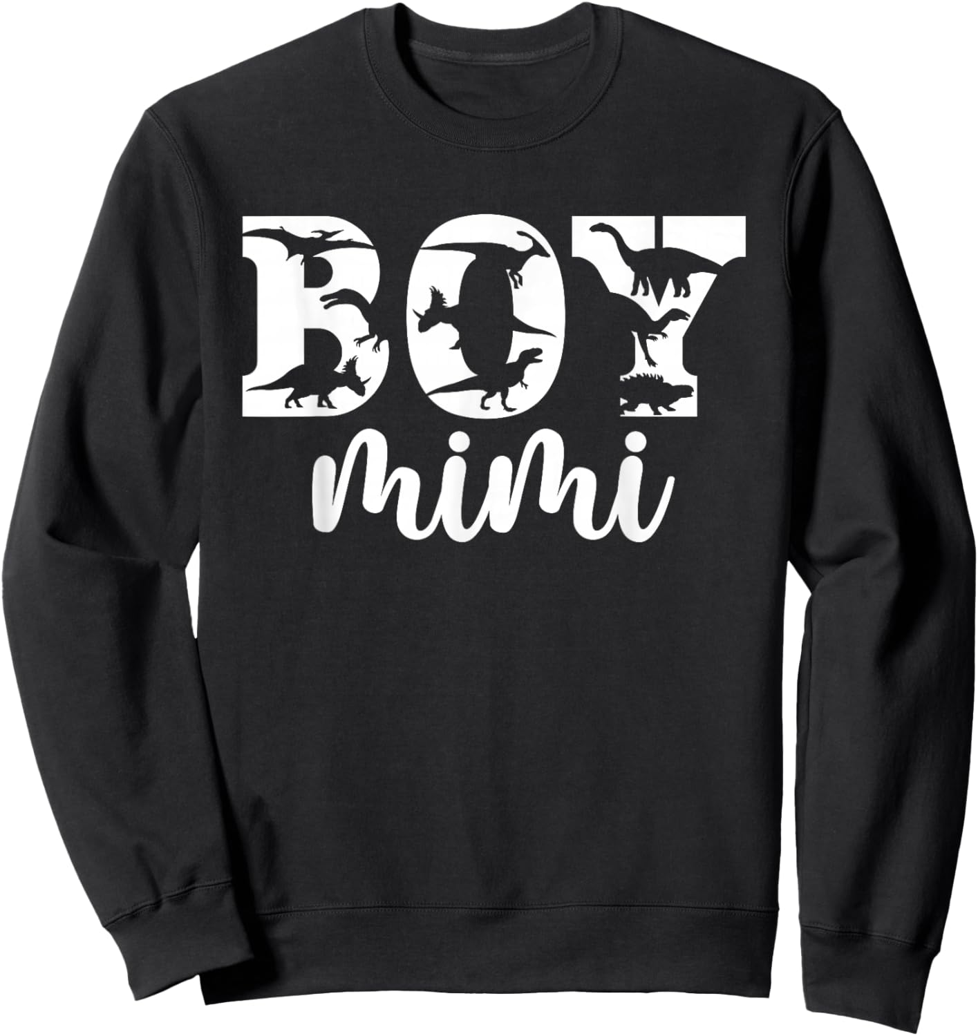 Boy Mimi Grandma Proud Mimi Of Boys Mimi Sweatshirt - Sweatshirt | Black