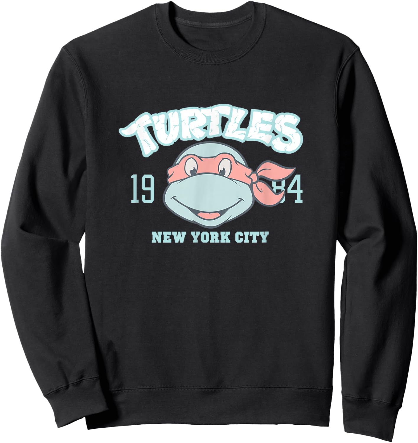 Teenage Mutant Ninja Turtles Raphael 1984 NYC Collegiate Sweatshirt - Sweatshirt | Black