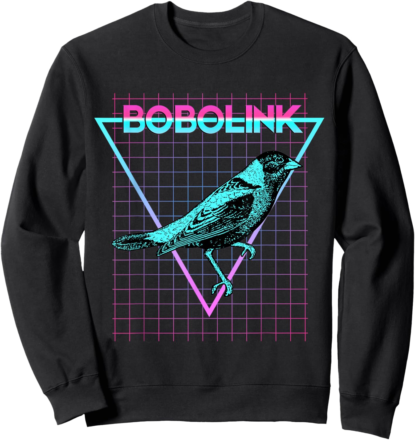 Bobolink Bird Aesthetic Retro Bobolink Sweatshirt - Sweatshirt | Black