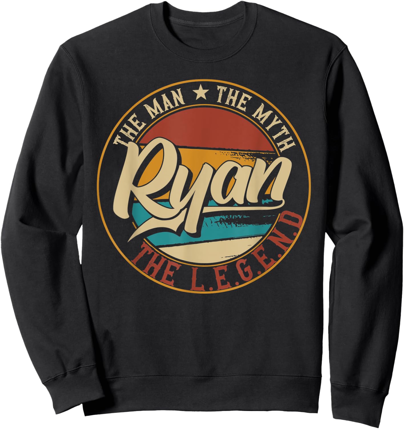 Ryan The man the myth the legend Sweatshirt - Sweatshirt | Black