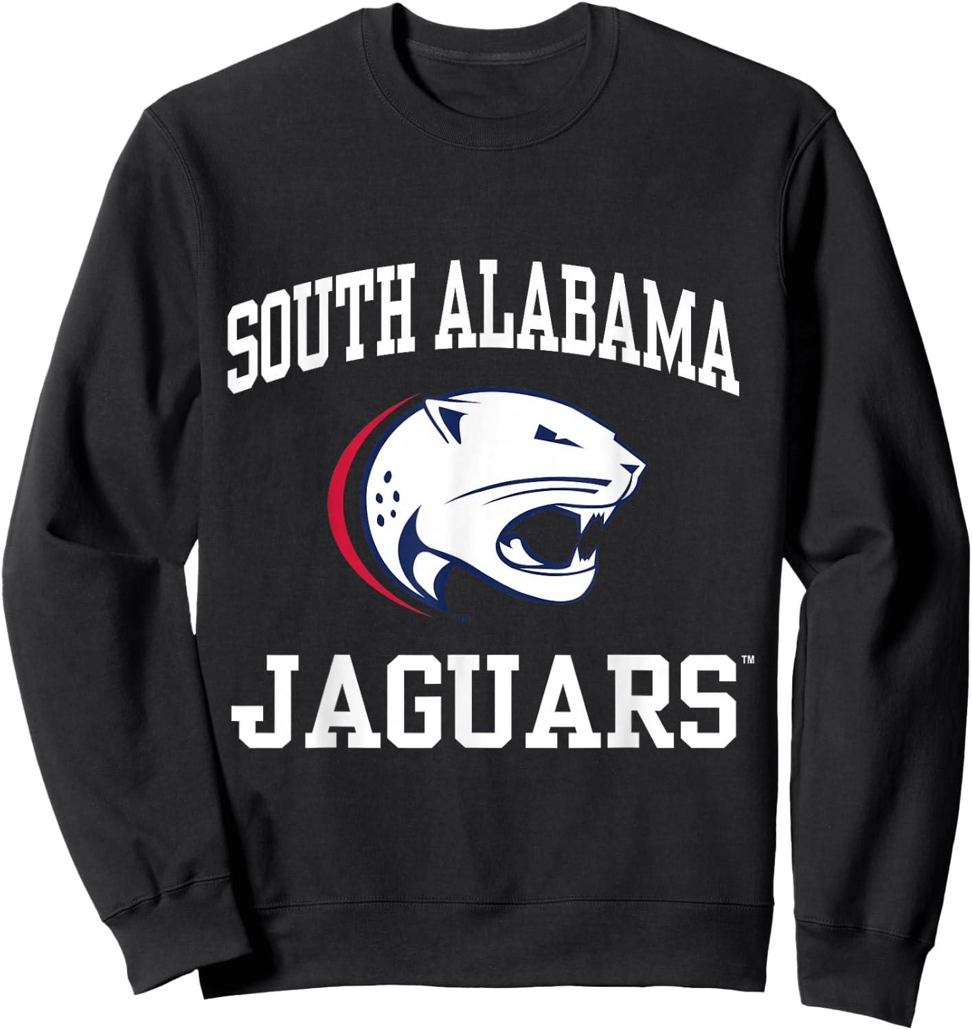 South Alabama Jaguars | Official NCAA Merch | NCAFSAL02 Sweatshirt - Sweatshirt | Black