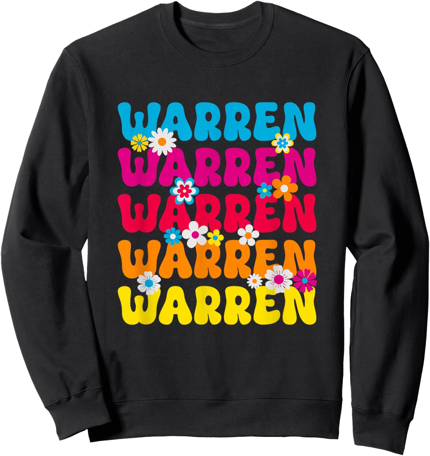 70s Warren Sweatshirt - Sweatshirt | Black