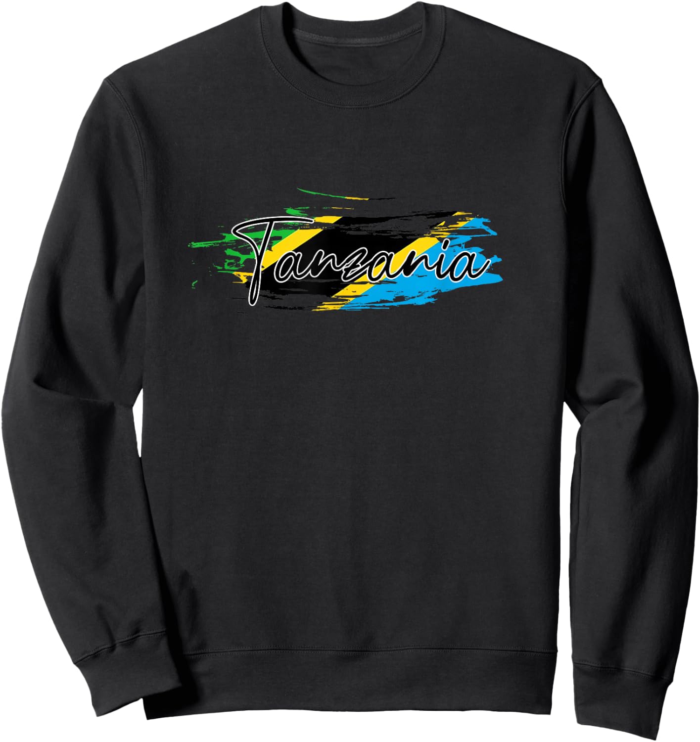 Tanzania Flag Sweatshirt - Sweatshirt | Black