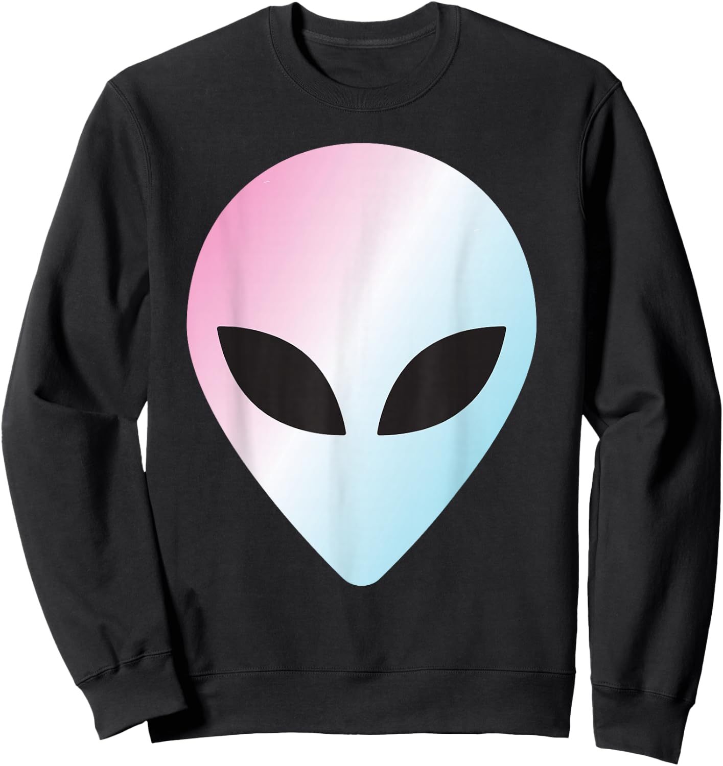 Alien Head T Shirt Colorful Alien thanksgiving 2023 Sweatshirt - Sweatshirt | Black