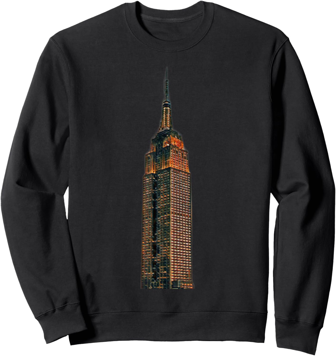 Empire State Building New York Sweatshirt - Sweatshirt | Black