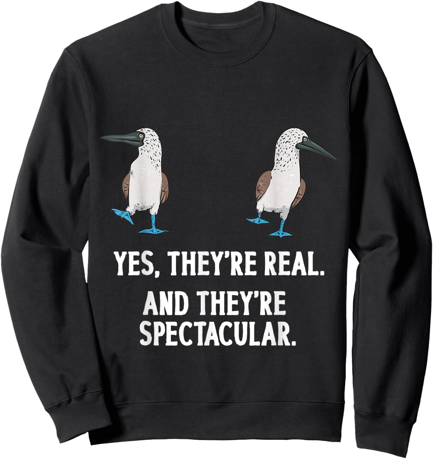Blue-footed Booby Seabird Boobies Sweatshirt - Sweatshirt | Black