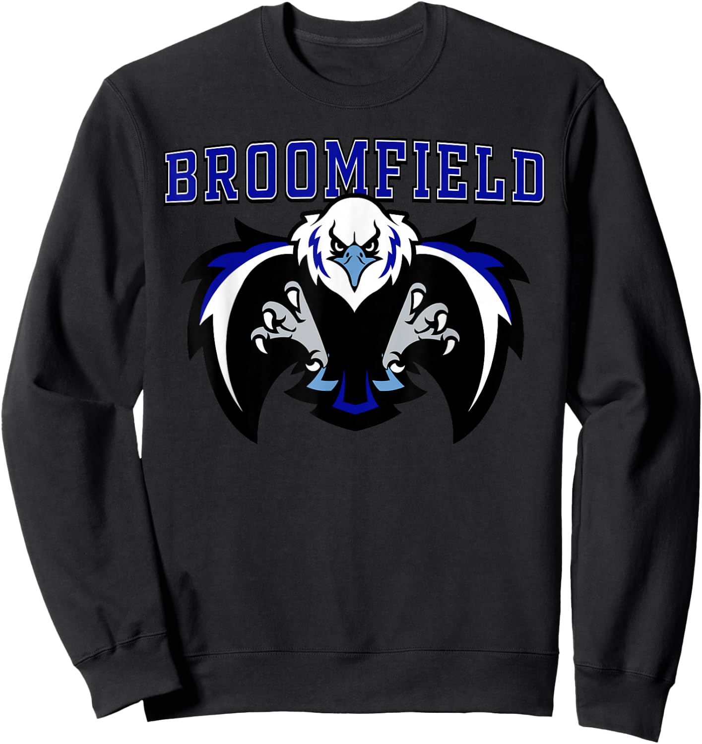 Broomfield Eagles High School Team Spirit Sweatshirt - Sweatshirt | Black
