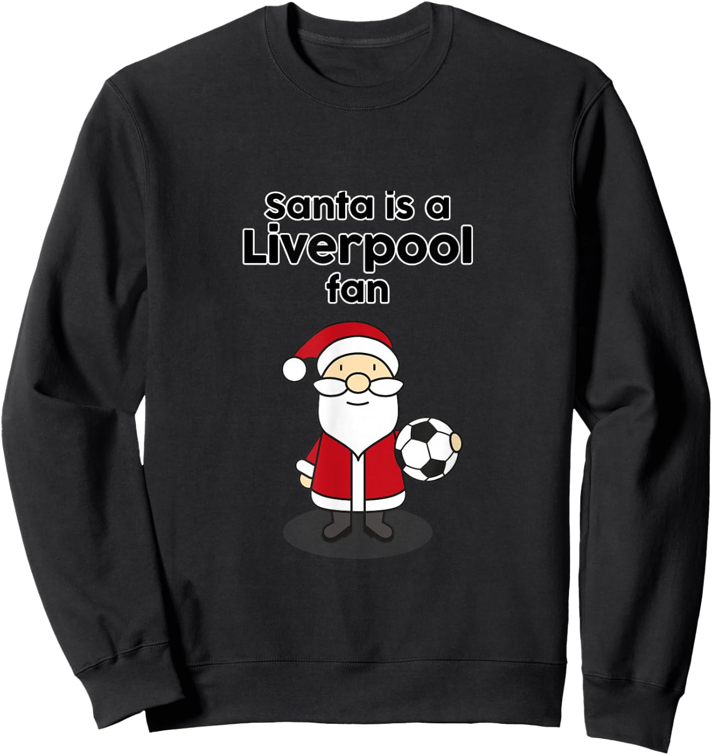 Liverpool Football Soccer Christmas Sweatshirt - Sweatshirt | Black