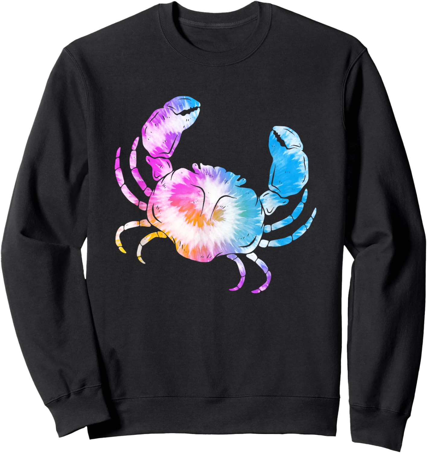 Colorful Crab - Fishing Hunting Animal Crustaceans Sweatshirt - Sweatshirt | Black