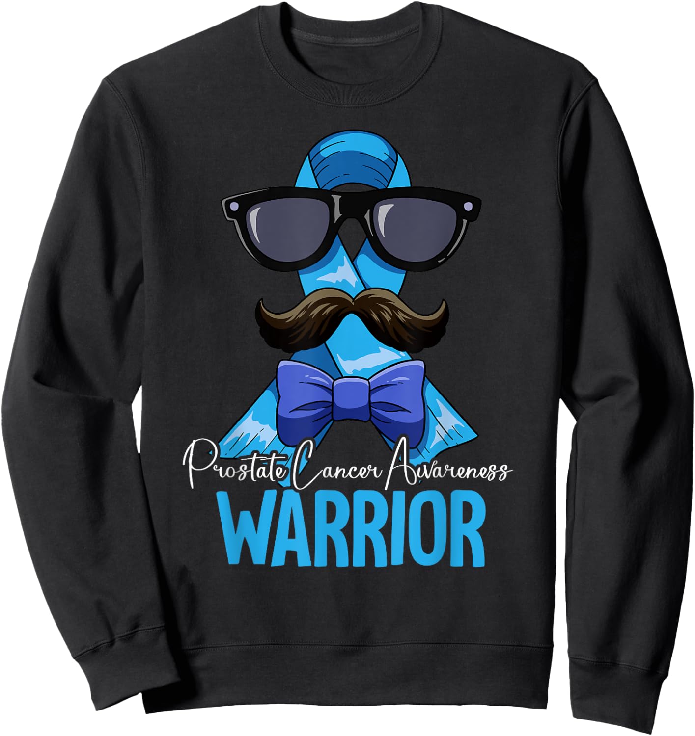 Warrior Prostate Cancer Awareness Sweatshirt - Sweatshirt | Black